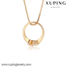 44136 xuping joyería barata moda online 18k mujeres accesorios collar